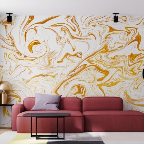 Red Cracked Wall Wallpaper – Industrial & Minimalist Mural – Photorealistic Art – Bedroom, Dining, Home Office, Entryway – Summer Decor  - Custom Wallpaper Mural peel and stick self adhesive non woven - printed wall torontodigital.ca