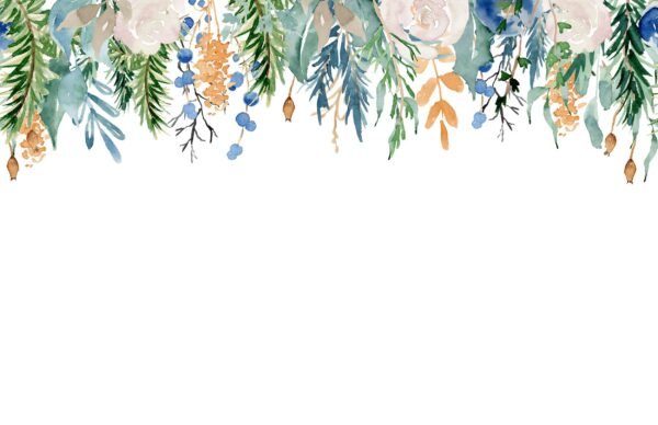 Watercolor Floral Garland Wallpaper – Calming & Peaceful Mural – Pastel – Bedroom, Dining, Home Office, Entryway – Summer Decor  - Custom Wallpaper Mural peel and stick self adhesive non woven - printed wall torontodigital.ca