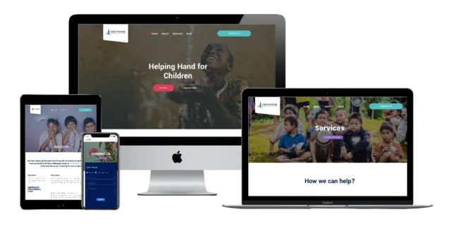 Lighthouse Foundations Website Design & Development : NGO